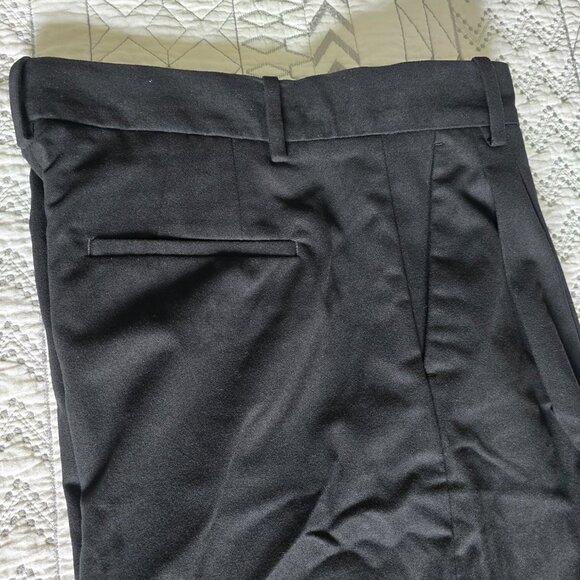 Banana Republic Wide leg Black Flannel Dress Pants Size 8 NWT - Picture 7 of 11